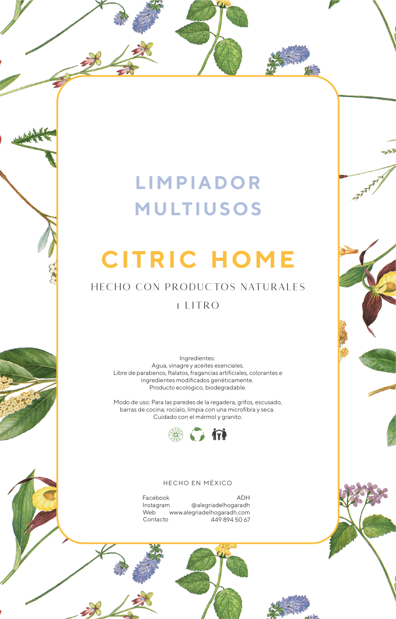 Limpiador Multiusos Citric Home 1,000ml - AlegriadelhogaradhLimpiador Multiusos Citric Home 1,000mlAlegriadelhogaradh