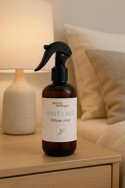 Mint Lavé Pillow Mist 250 ml – Spray Relajante con Aceites Esenciales de Menta, Eucalipto y Lavanda