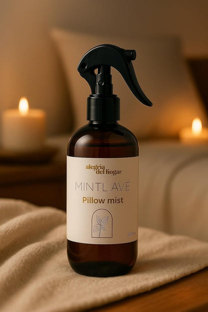 Mint Lavé Pillow Mist 250 ml – Spray Relajante con Aceites Esenciales de Menta, Eucalipto y Lavanda