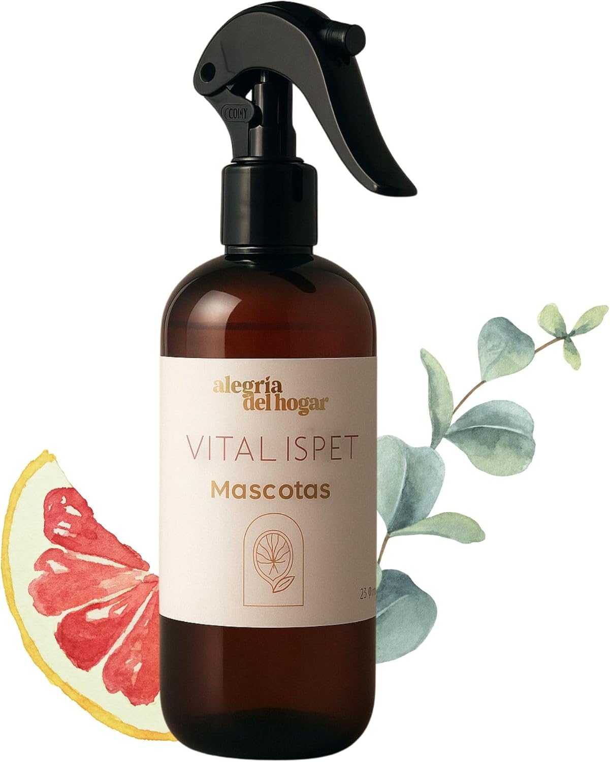 Vitalispet Neutralizador de Olores de Mascotas 250 ml – Spray Natural con Aceites Esenciales de Eucalipto y Toronja