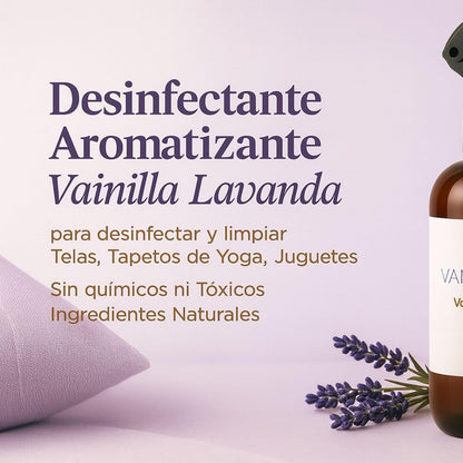 Spray Desinfectante & Aromatizante – Vainilla Lavanda