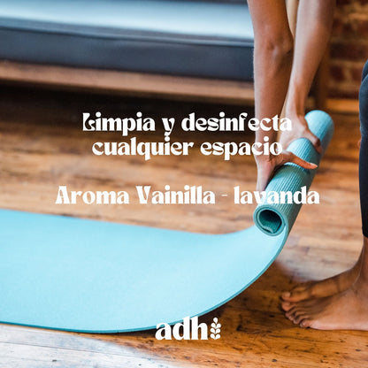 Spray Desinfectante Aromatizante Vainilla Lavanda para desinfectar y limpiar Telas, Tapetes de Yoga, Juguetes, Sin químicos ni Tóxicos, Ingredientes Naturales - AlegriadelhogaradhSpray Desinfectante Aromatizante Vainilla Lavanda para desinfectar y limpiar Telas, Tapetes de Yoga, Juguetes, Sin químicos ni Tóxicos, Ingredientes NaturalesAlegriadelhogaradhDesinfectantes domésticos